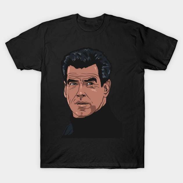 pierce brosnan T-Shirt by hamaka